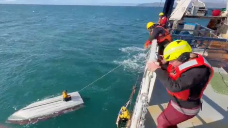 15-year-old rescued after clinging to capsized boat for days in Alaska's Bering Sea
